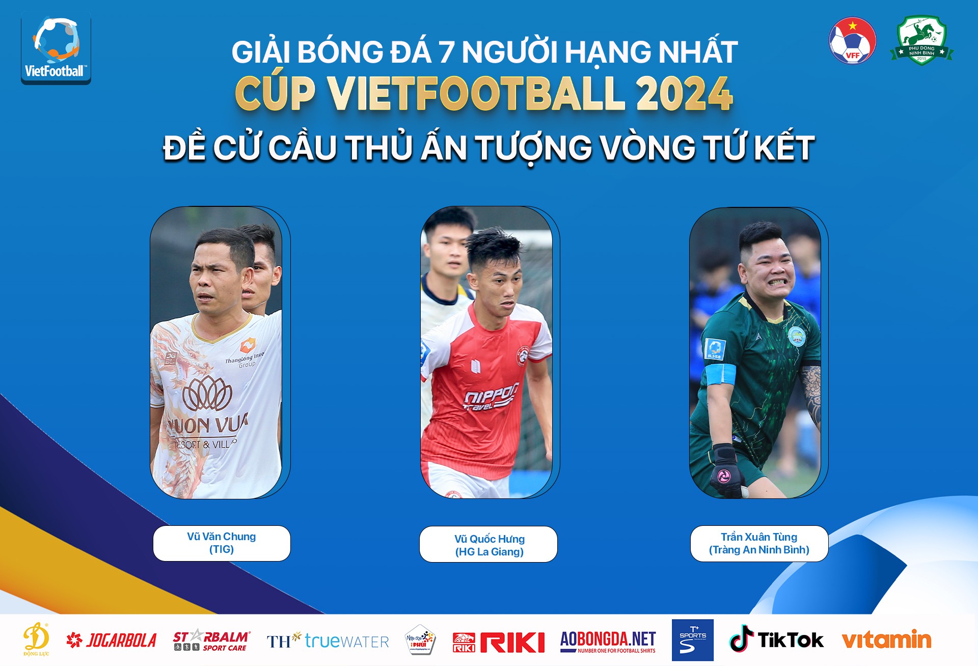 Bình chọn cầu thủ ấn tượng vòng Tứ kết HL1-S8